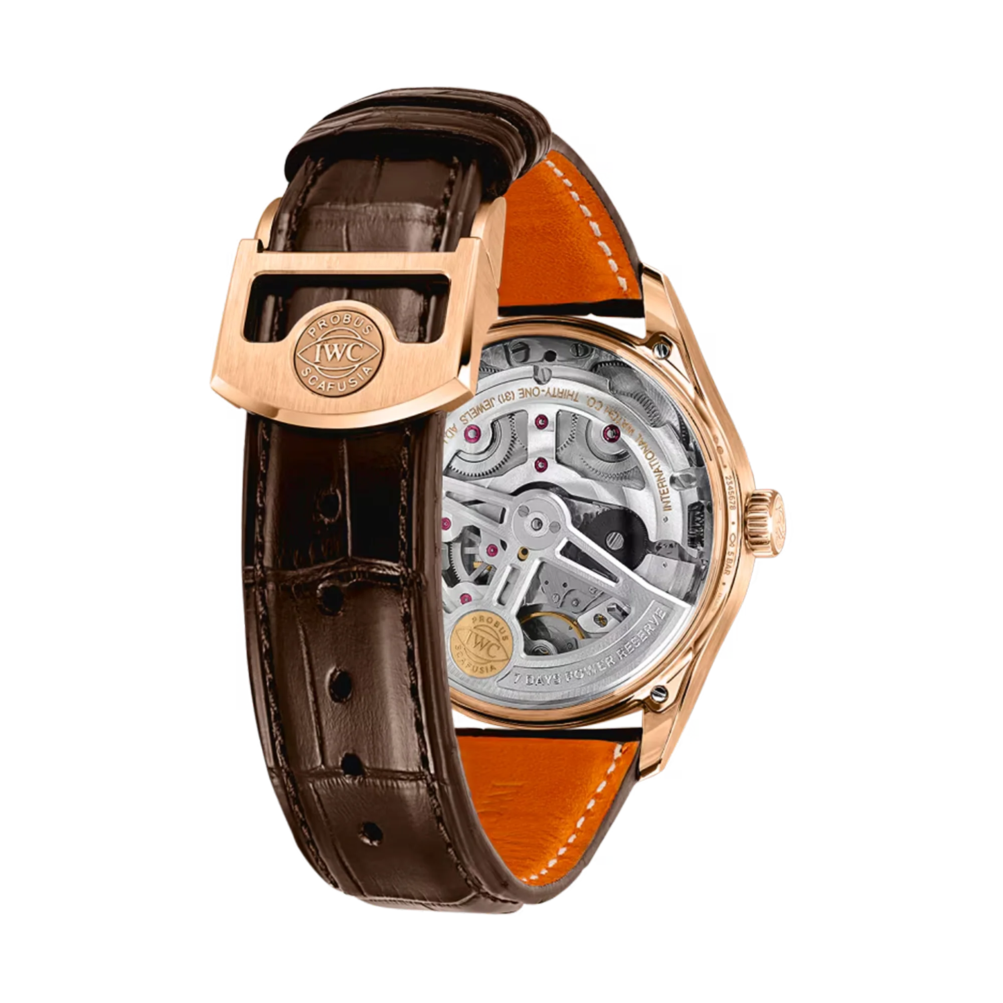 Portugieser 18K Rose Gold, Ivory Dial Watch | 42MM | IW501706 - Image 4