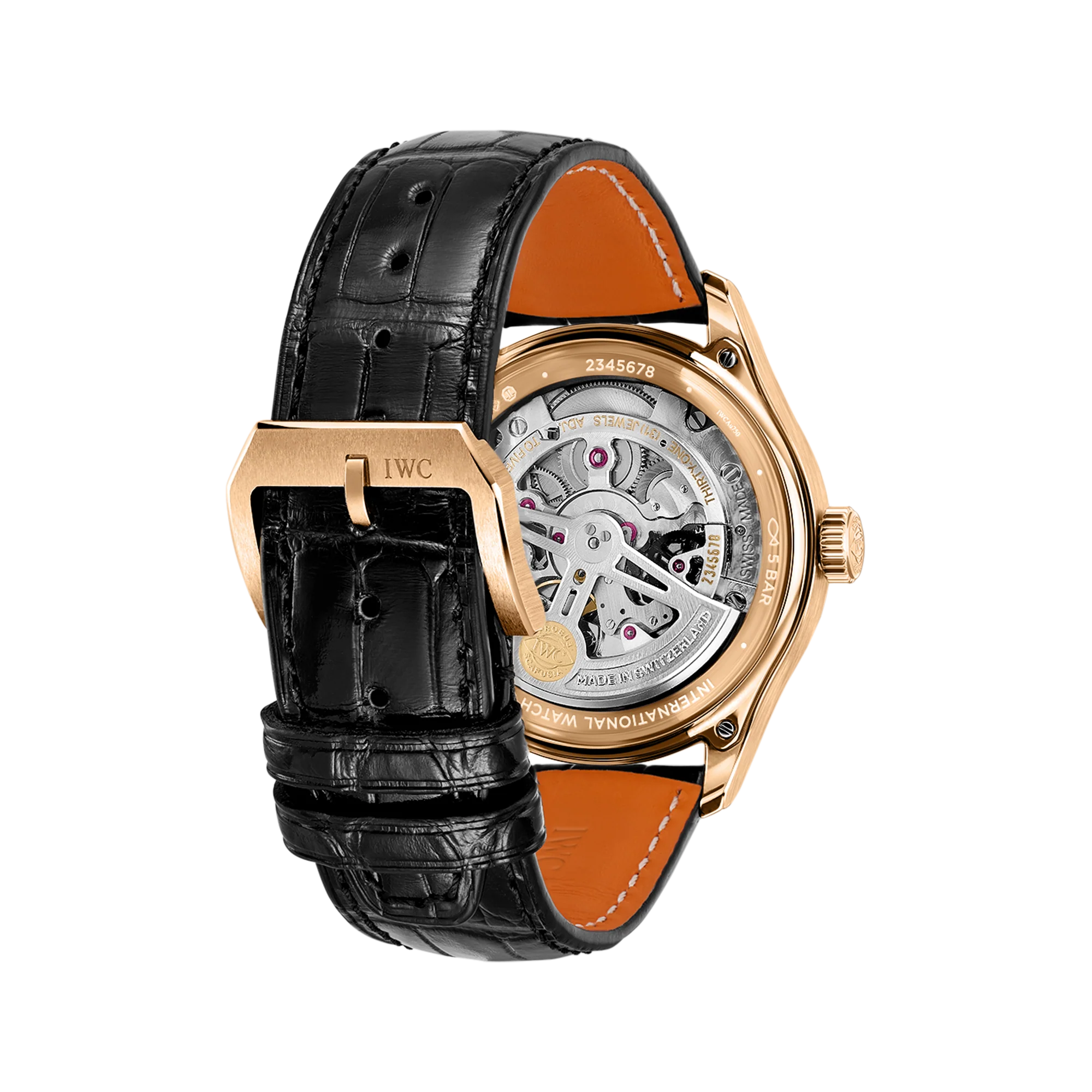 Portugieser Automatic 18K Rose Gold, Black Dial Watch | 40.4MM | IW358401 - Image 3