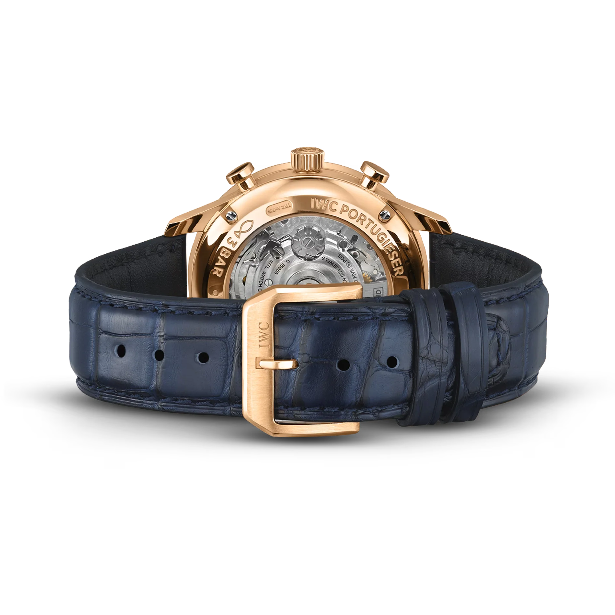 Portugieser Chronograph 18K Rose Gold, Blue Dial Watch | 41MM | IW371614 - Image 3