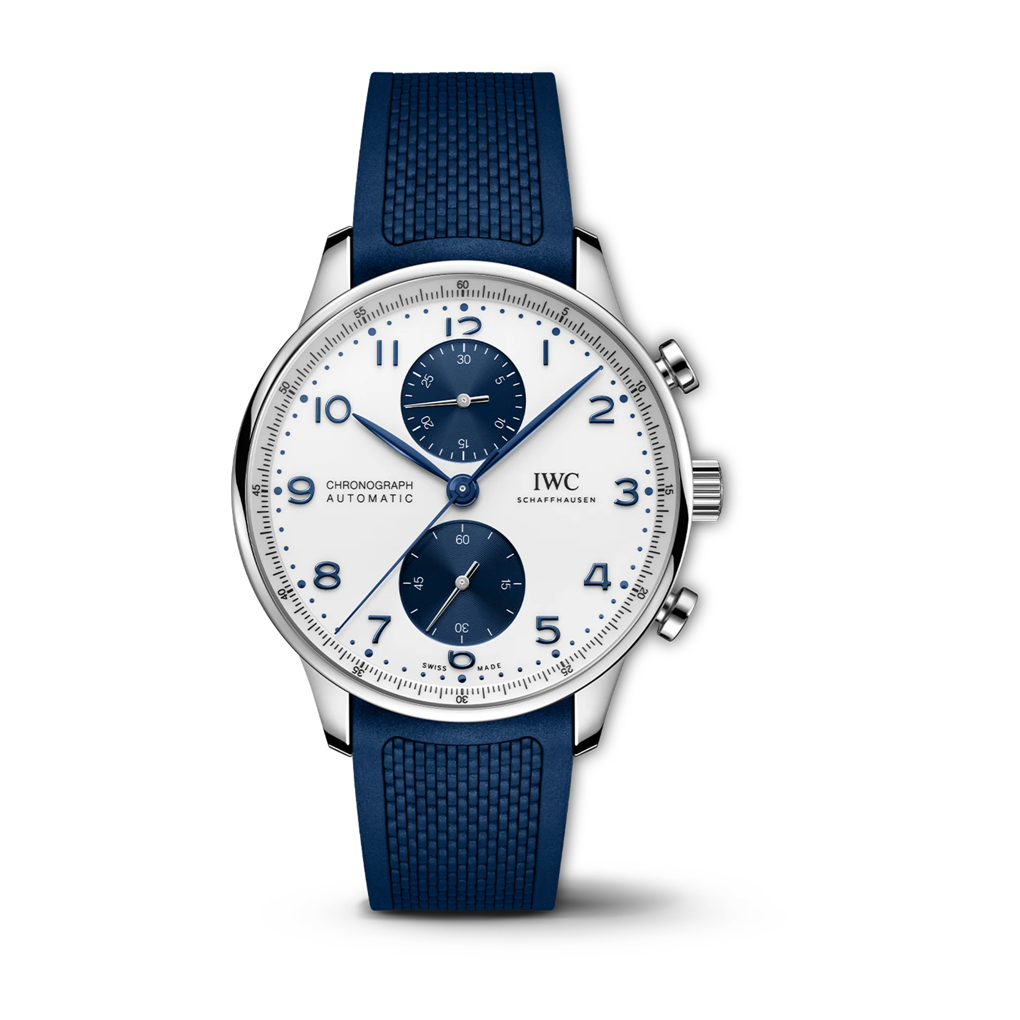 Portugieser Chronograph Stainless Steel, White Dial Watch | 43MM | IW371620