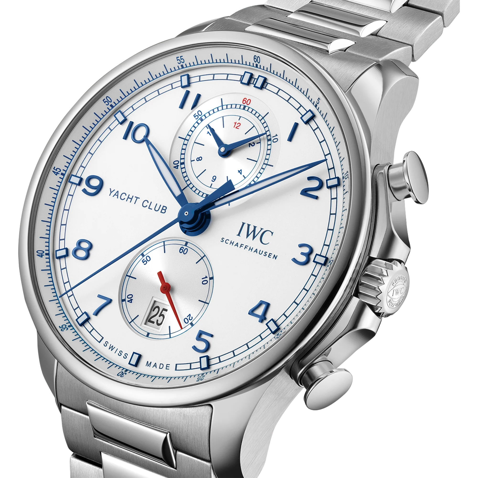 Portugieser Chronograph Yacht Club Stainless Steel, Silver Dial Watch | 44.6MM | IW390702 - Image 2