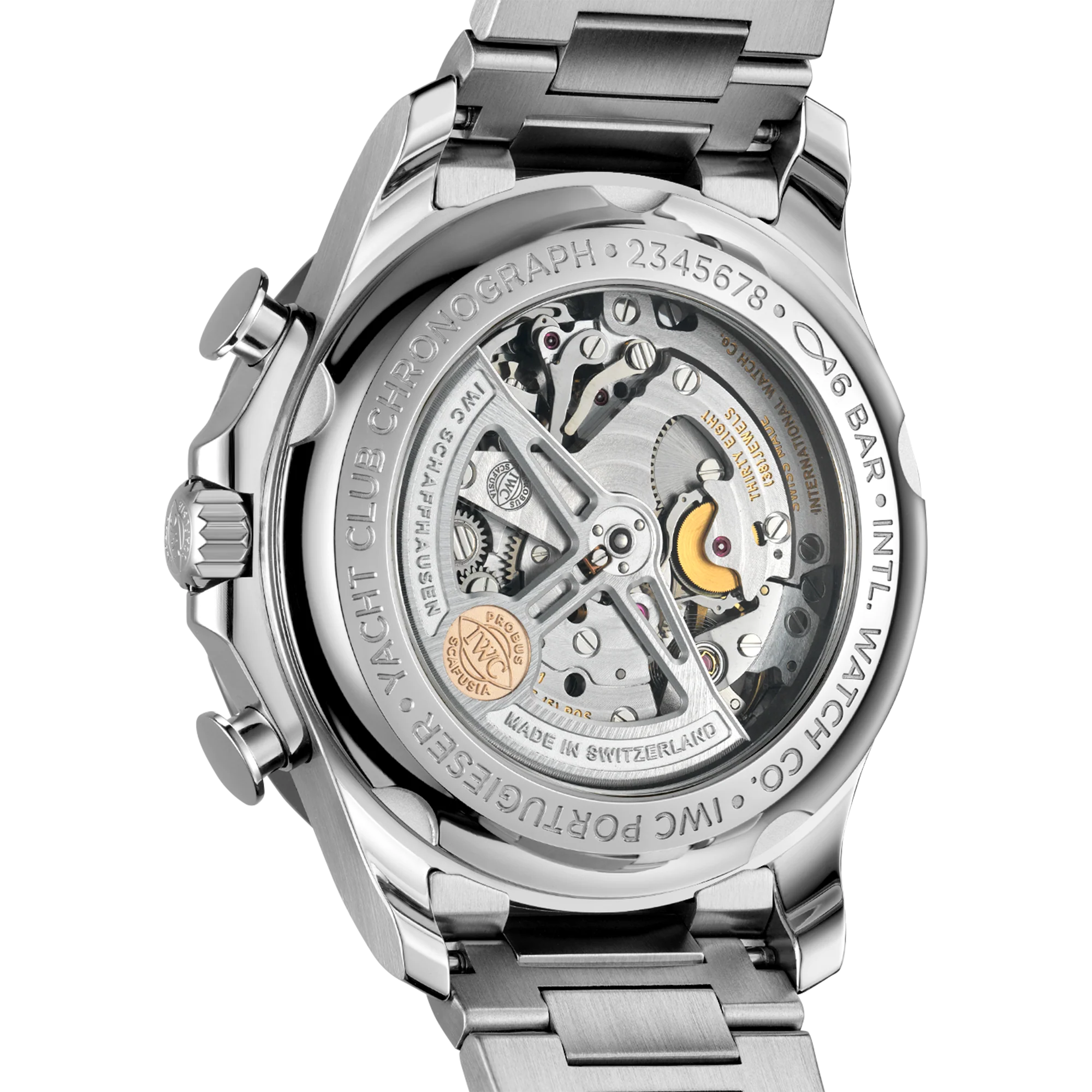Portugieser Chronograph Yacht Club Stainless Steel, Silver Dial Watch | 44.6MM | IW390702 - Image 3