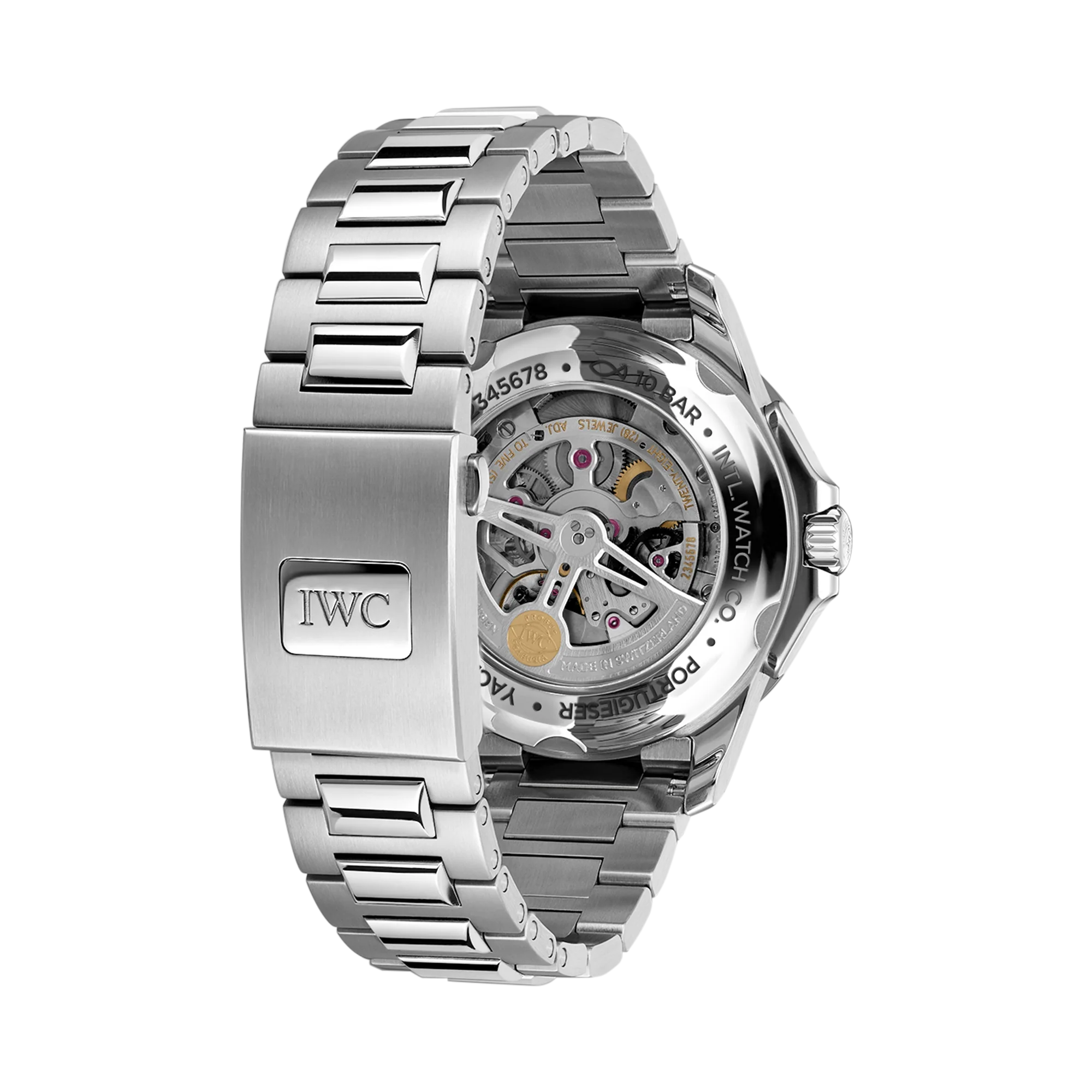 Portugieser Yacht Club Moon & Tide Stainless Steel, Black Dial Watch | 44.6MM | IW344002 - Image 3