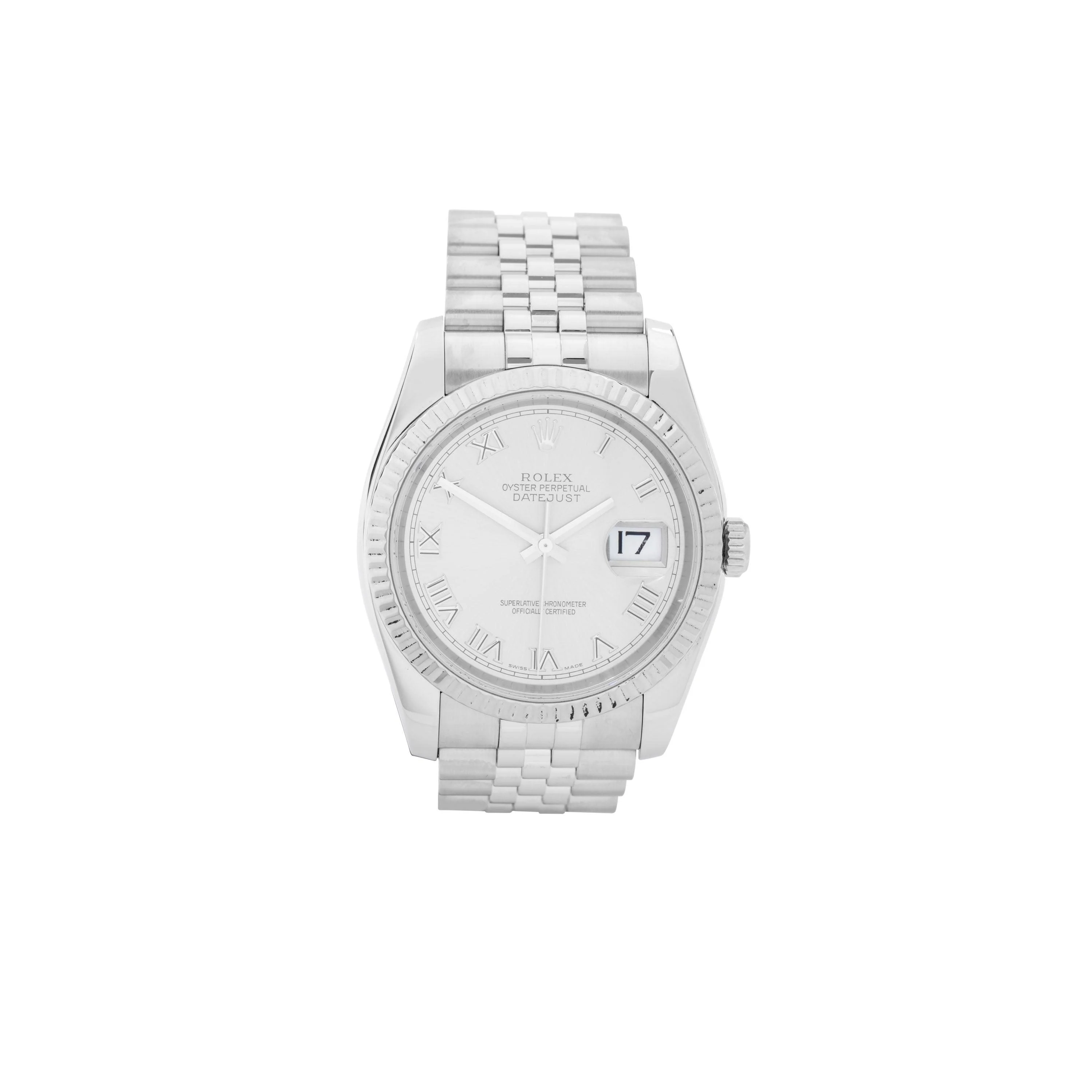 Pre-owned Rolex Datejust 36mm Stainless Steel