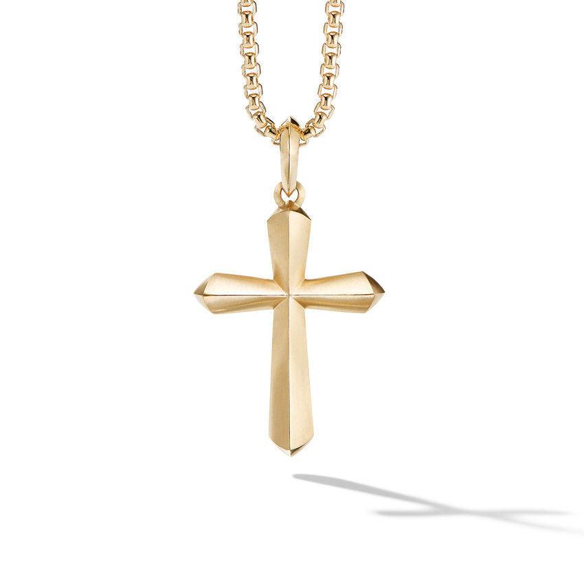 ROMAN CROSS AMULET IN 18K YELLOW GOLD