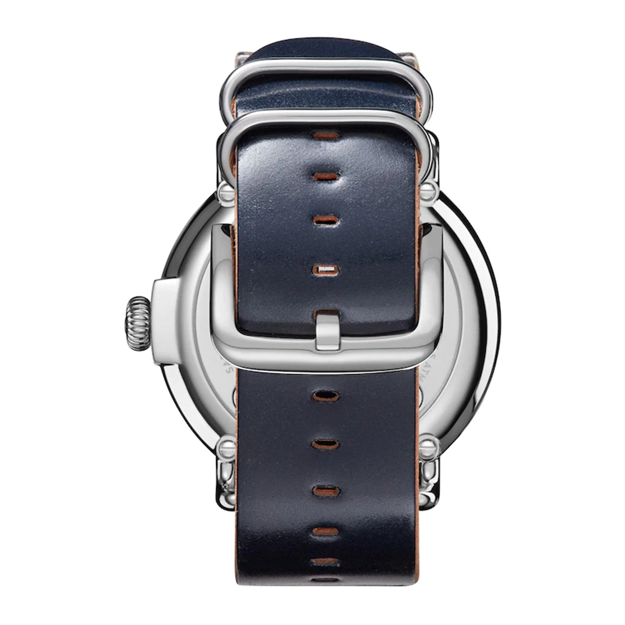 47MM Runwell with Alabaster White Dial and Navy Cordovan Leather Strap - Image 3