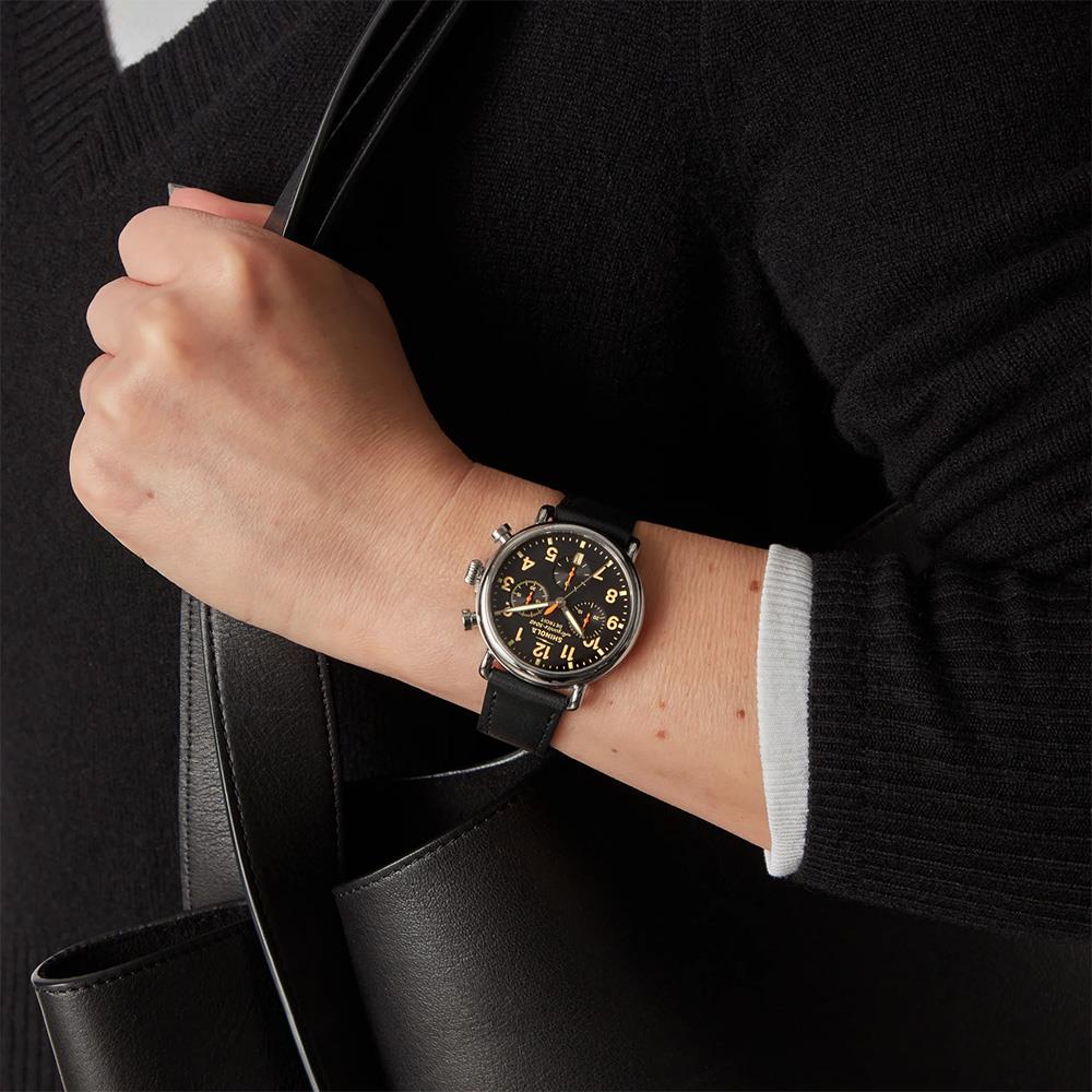 Runwell Stainless Steel with Black Dial Watch | 37mm | S0120315253 - Image 5
