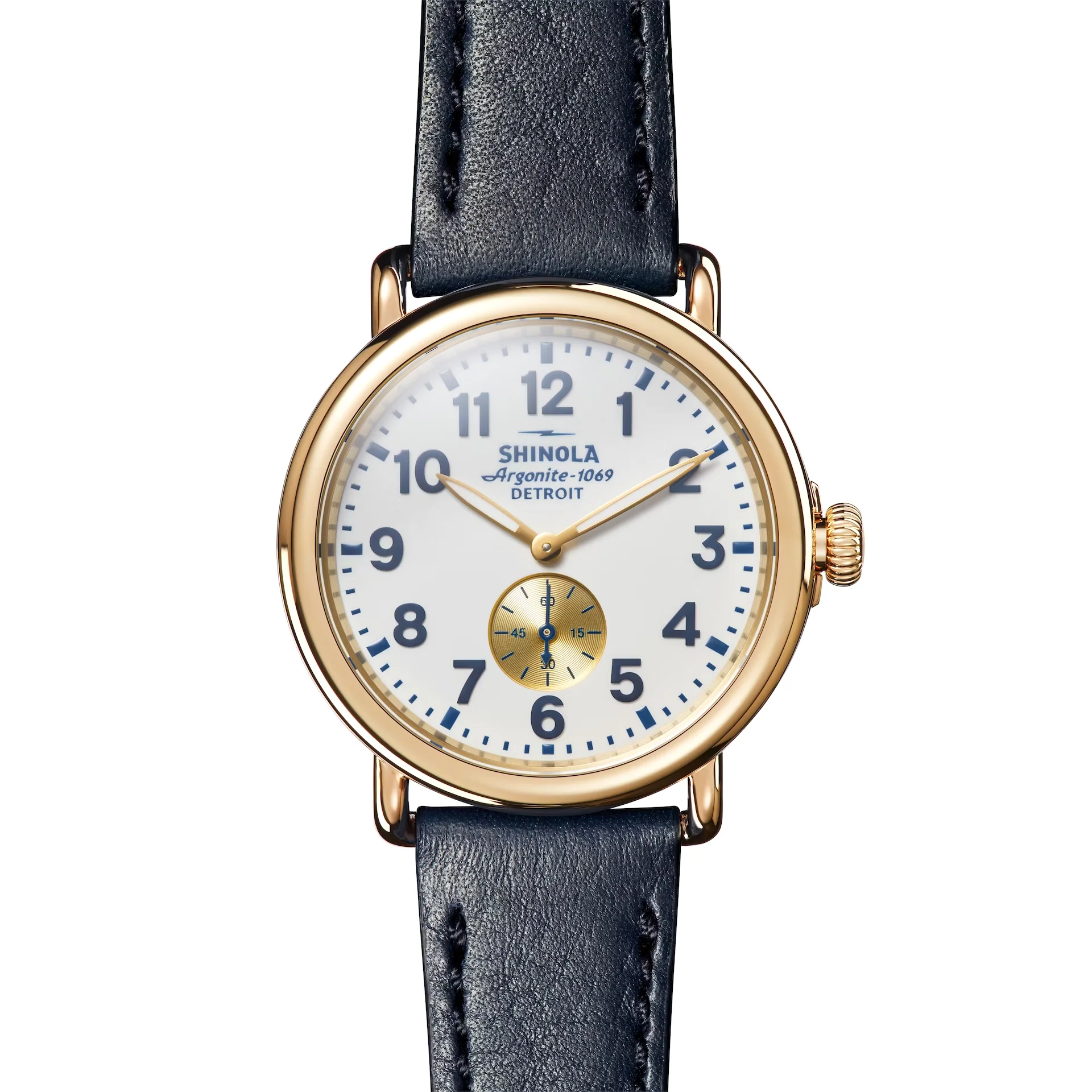 41mm Runwell White Dial with Blue Accents