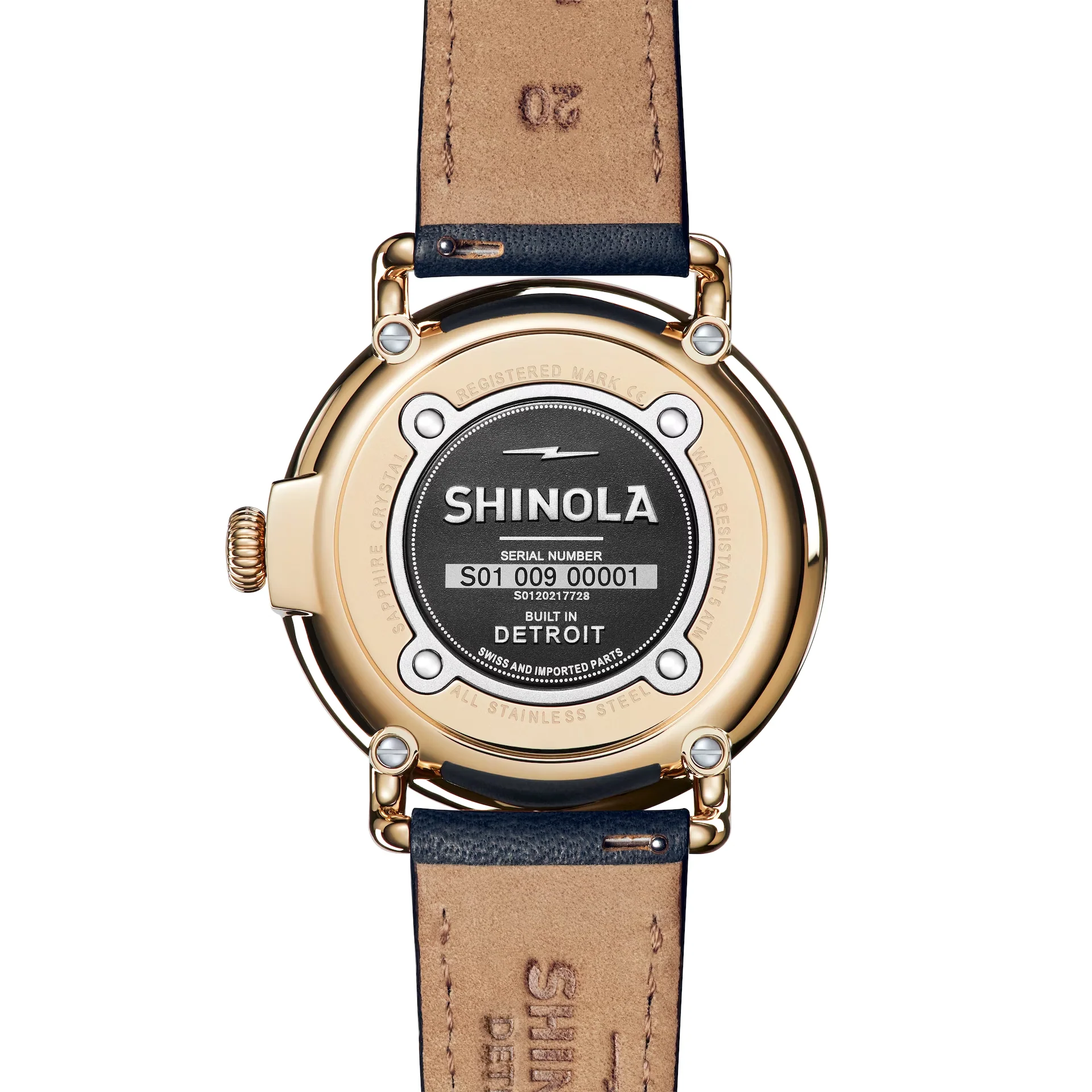 41mm Runwell White Dial with Blue Accents - Image 3