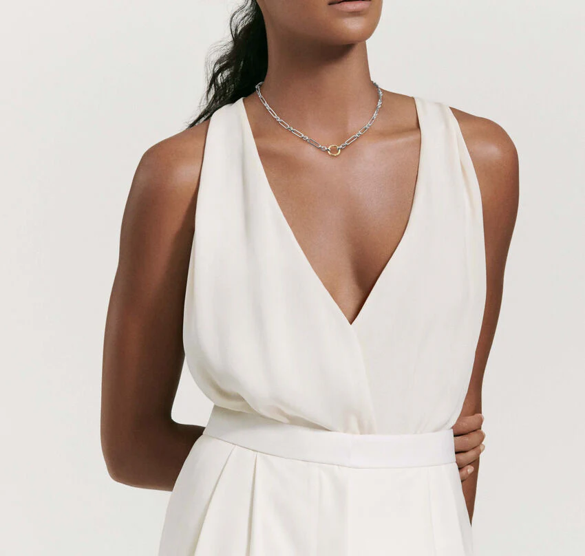 LEXINGTON CHAIN NECKLACE WITH 18K YELLOW GOLD - Image 3