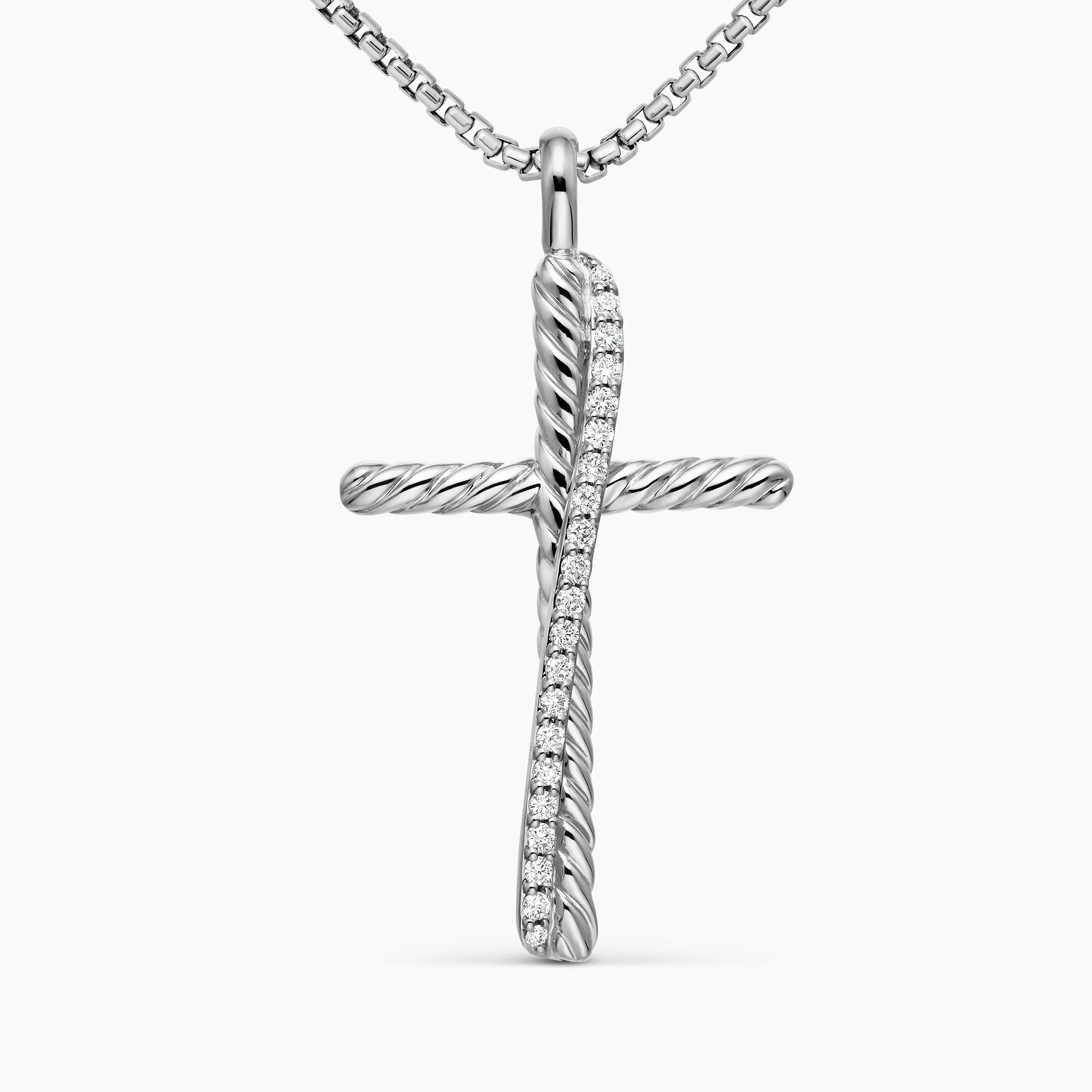 Sterling Silver Sterling Silver 0.13CTTW Diamond Other Necklace Styles NECKLACE - Image 4