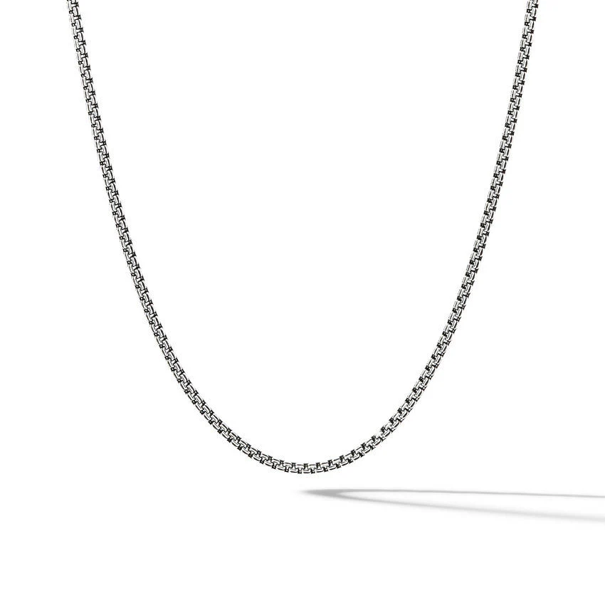 SILVER DOUBLE BOX CHAIN
