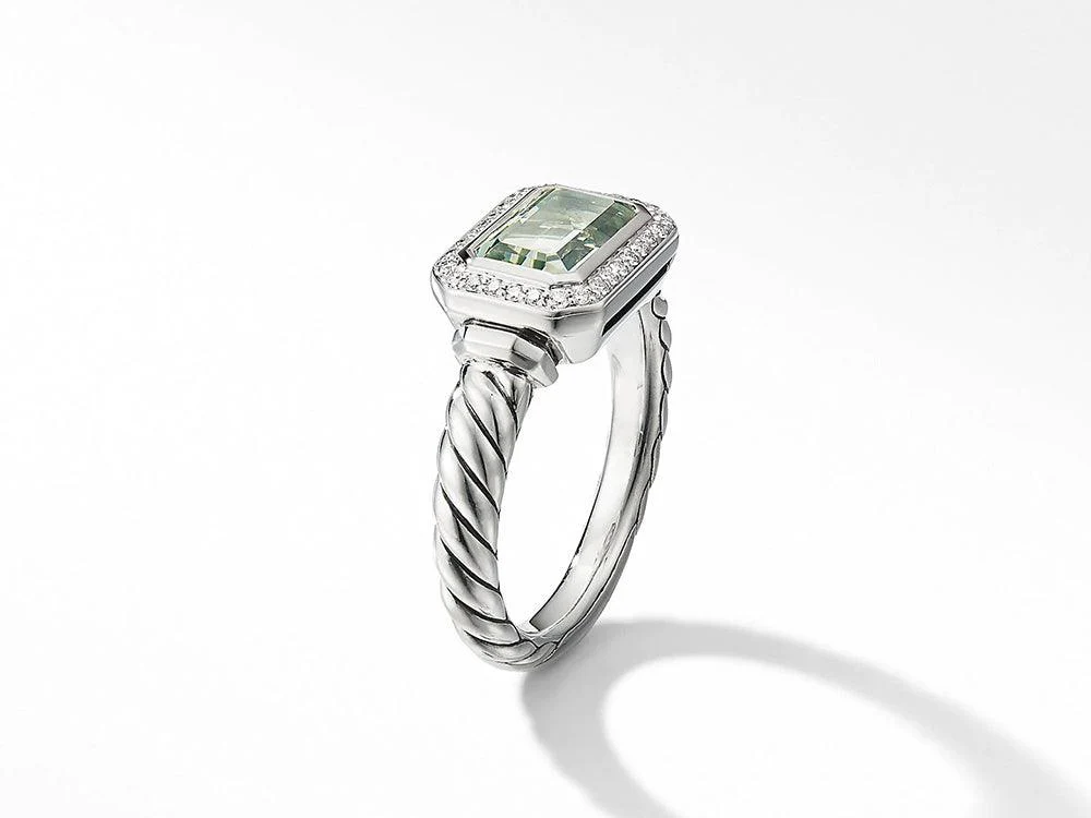 SS Sterling Silver Diamond Ring