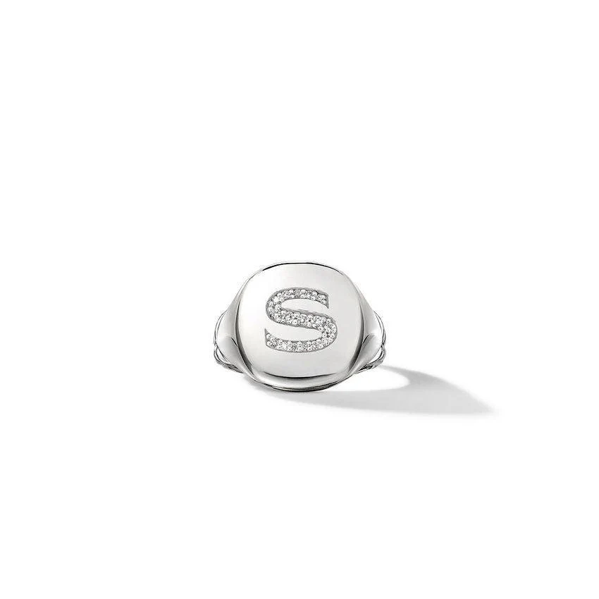 Sterling Silver Diamond Ring - Image 2