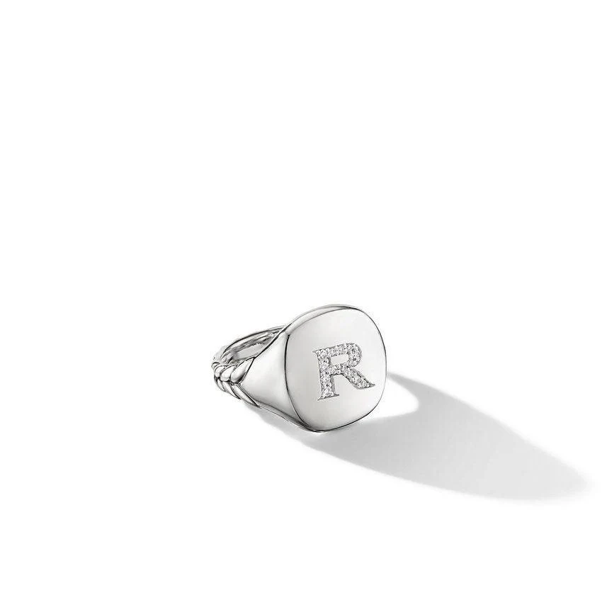 Sterling Silver Diamond Ring