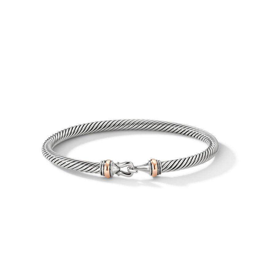STATION BRACELET WITH 18K ROSE GOLD X - Image 2