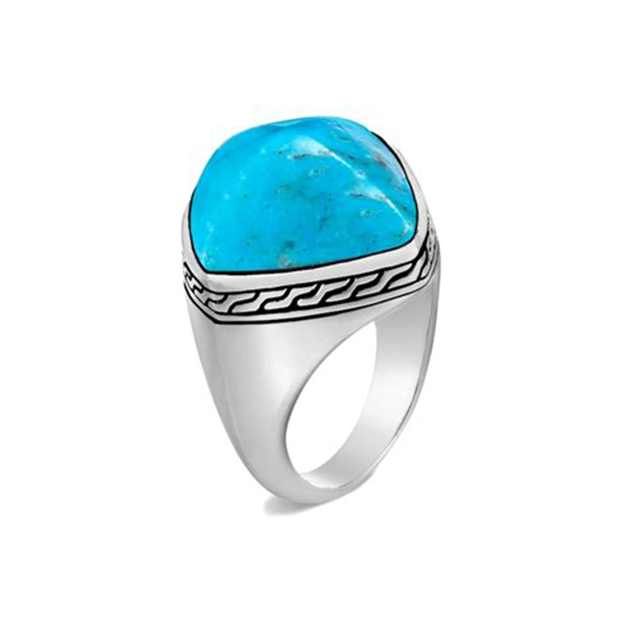 John Hardy Sterling Silver Turquoise Ring