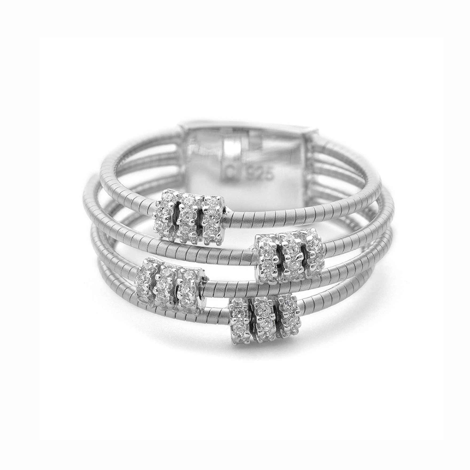 Sterling Silver Cubic Zirconia Ring