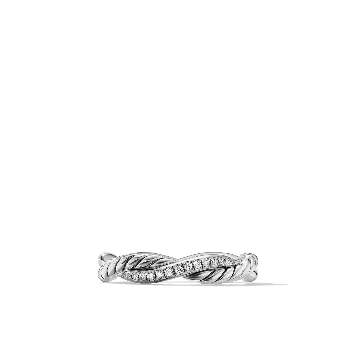 STERLING SILVER DIAMOND RING - Image 3