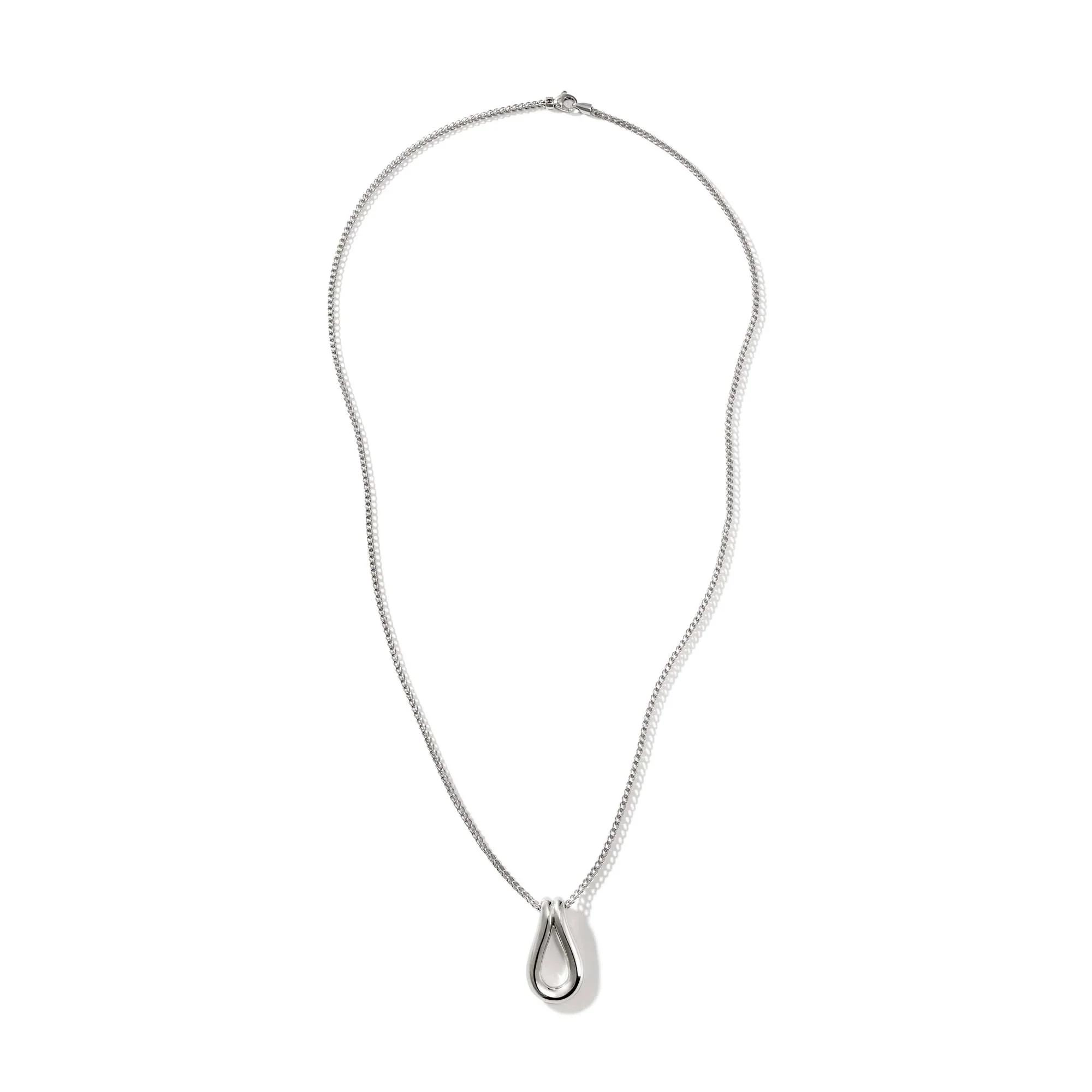 Sterling Silver Large Link Surf Necklace - Image 4