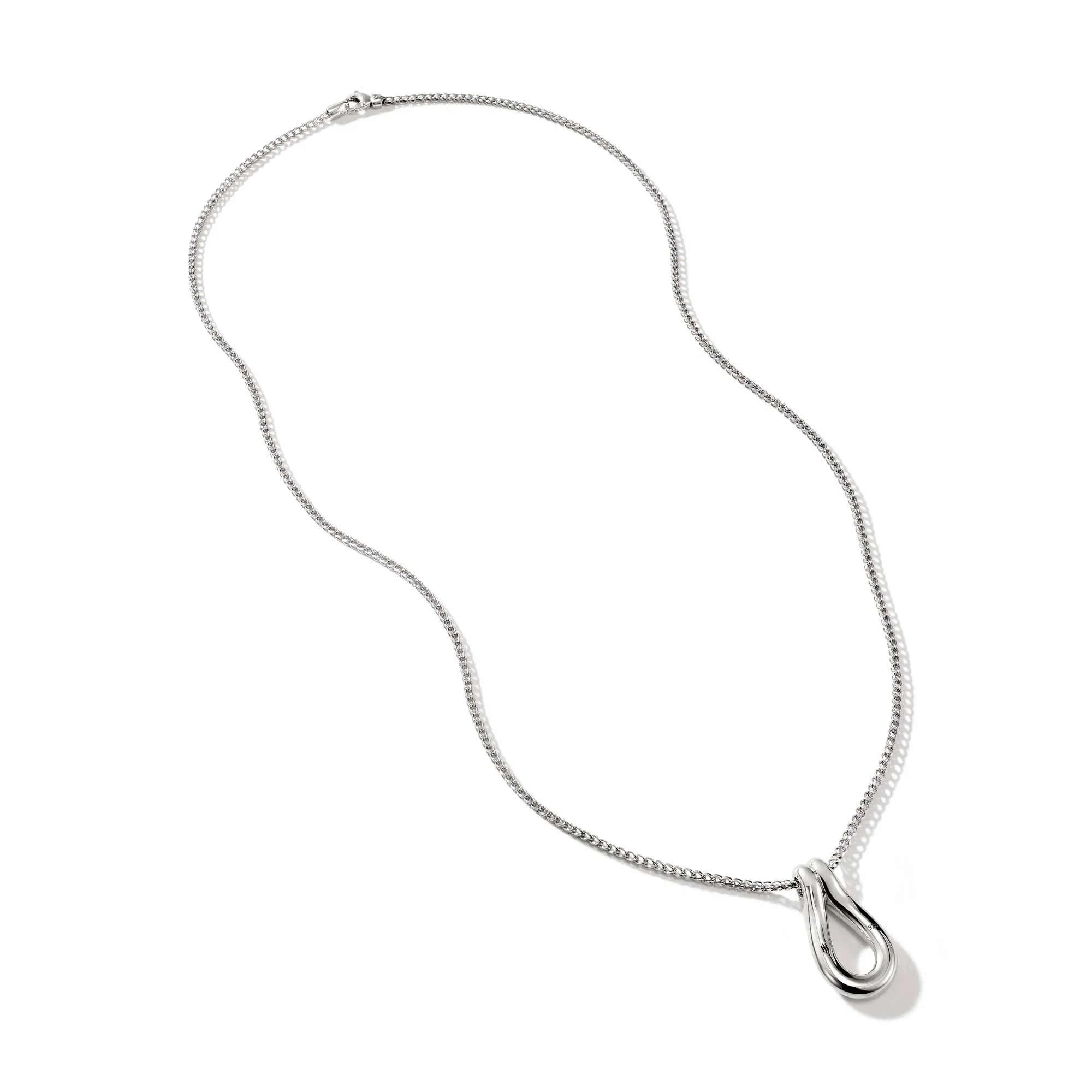 Sterling Silver Large Link Surf Necklace - Image 5