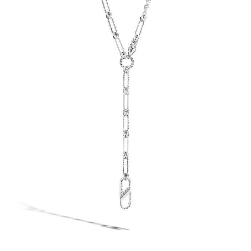 John Hardy Sterling Silver Y Remix Necklace