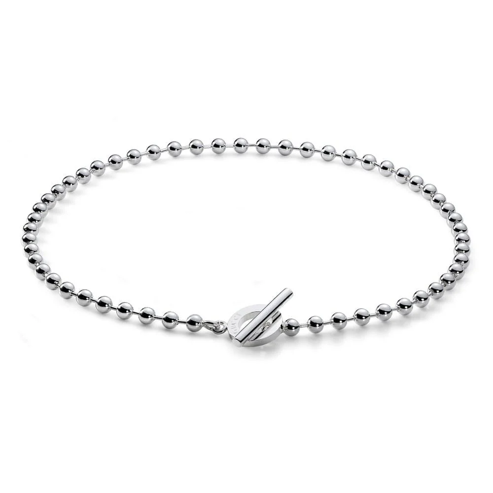STERLING SILVER GUCCI BOULE NECKLACE - Image 2