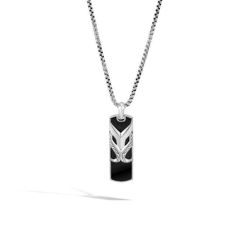 Sterling Silver Onyx Pendant