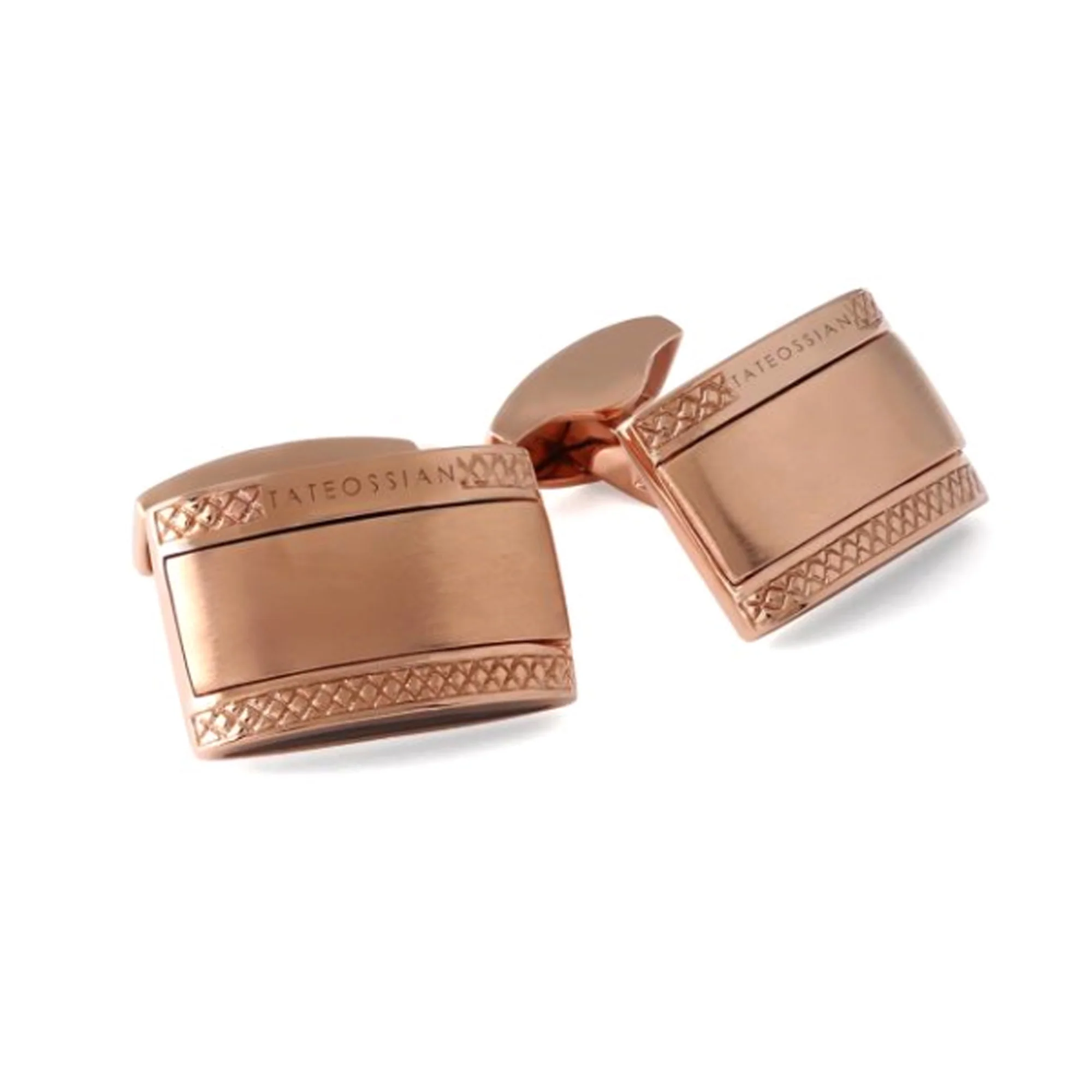 Tateossian D-Shape Rectangle Cufflinks