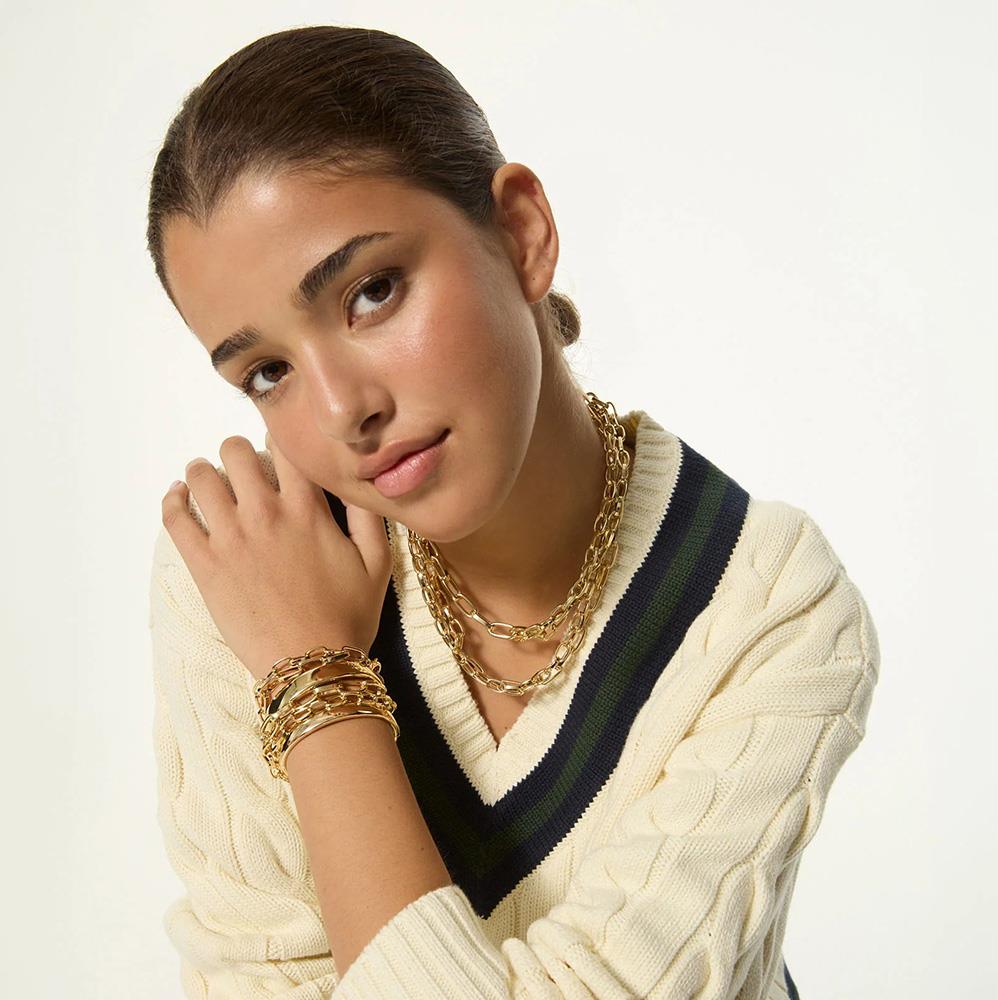 The Paperclip Layered Necklace - Image 2