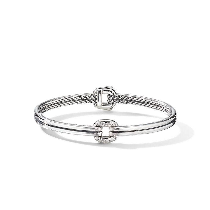 Thoroughbred Center Link Bracelet with Diamonds - Image 2