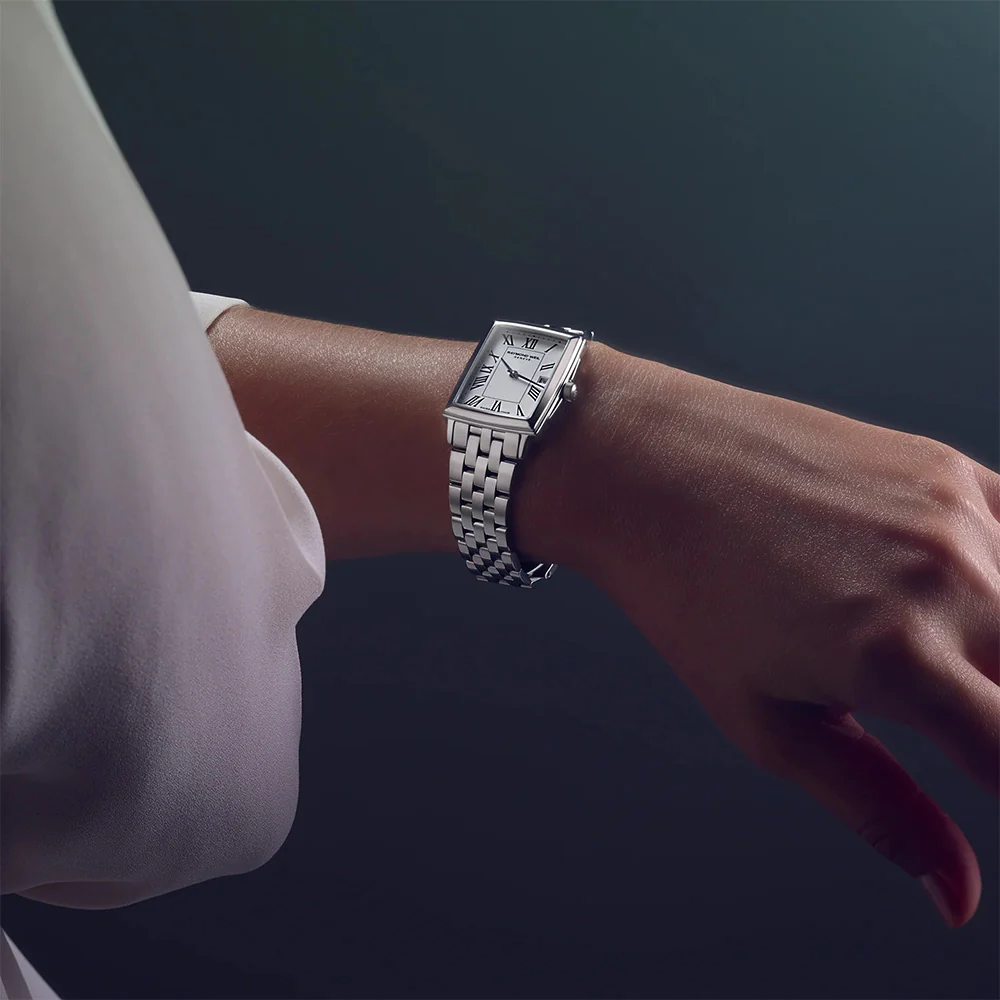 Toccata Square White Dial Watch | 25MM | 5925-ST-00300 - Image 4