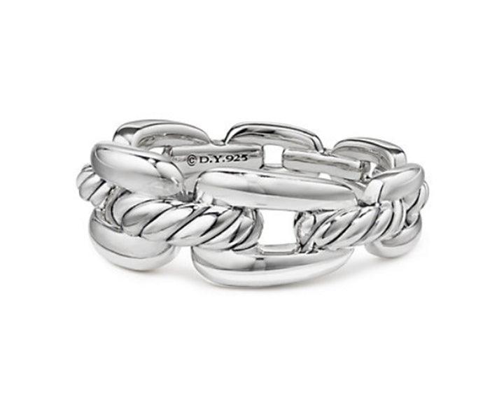 Wellesley Chain Link Ring; 8mm